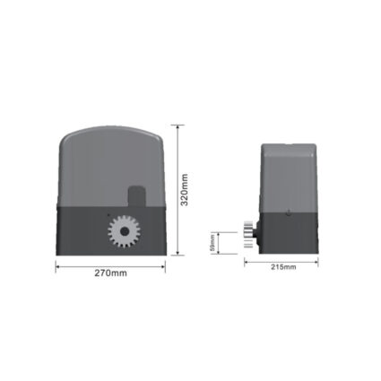 Автоматика для відкатних воріт Gant IZ 800 - Зображення 2