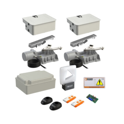 Автоматика для розпашних воріт підземного монтажу Roger Technology SET R21/353 MAXI – комплект