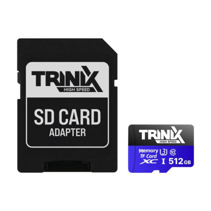 Карта пам’яті Trinix 512GB miсroSDXC з SD-адаптером U3 V30 A1