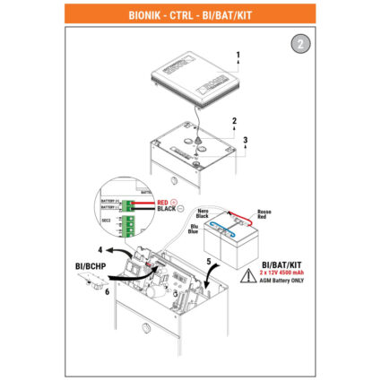 BI/BAT/KIT - Комплект аварийного питания Bionik 4,5 Ач Roger Bionik Batt — изображение 2