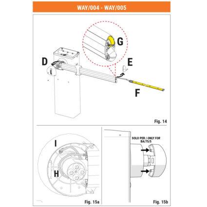 ALED/4C - 4х. метрова світлодіодна стрічка червоного кольору  з кабелем для шлагбауму BIONIK 4, WAY004/GO, BIONIK 6 - Зображення 6