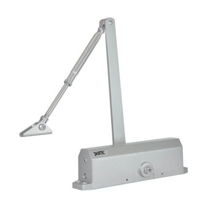 Дверний доводчик Dortec DT-516HA Silver з регульованим кутом фіксації дверей у відчиненому положенні - Зображення 2