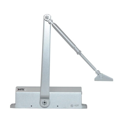 Дверний доводчик Dortec DT-516HA Silver з регульованим кутом фіксації дверей у відчиненому положенні - Зображення 3