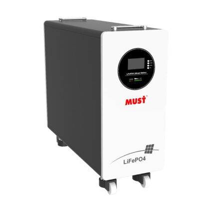 Акумуляторна батарея літій-залізо-фосфатна 300Аг 51.2В 15360Втг Must LP21-48300 підлоговий монтаж - Зображення 3