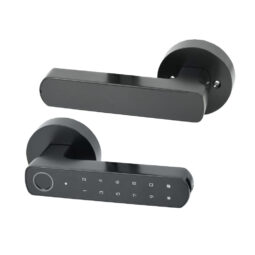 Розумний дверний замок ATIS Lock BT-100-T Black з доступом за відбитком пальця і підтримкою Tuya Smart