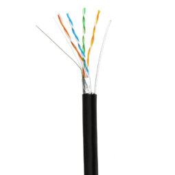 Кабель вита пара ATIS FTP 4*2*0.5-CU PE MT кат.5е (FTP мідь зовнішній з несучим тросом) бухта 305м