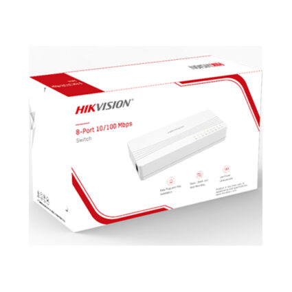 Hikvision DS-3E0108D-E Комутатор 8 портів некерований - Зображення 4