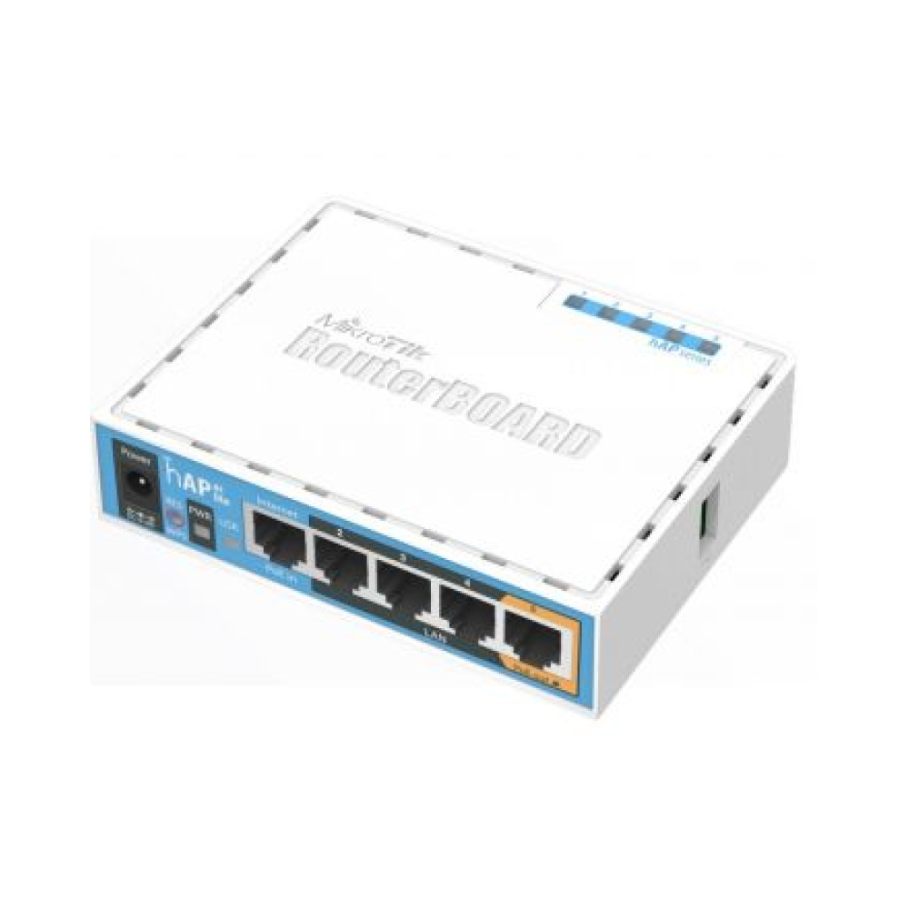 MikroTik 102427 MikroTik hAP (RB951Ui-2nD) Wi-Fi точка доступу 2.4GHz - Зображення 1