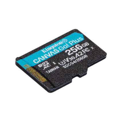 Карта пам'яті Kingston microSDXC 256GB Canvas Go! Plus G4 Class 10 UHS-I U3 V30 A2 (SDCG4/256GBSP) — изображение 2