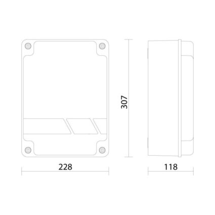 H70/200AC/BOX - Блок керування розпашними двигунами Roger Technology 230 В — изображение 2