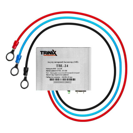 Комплект резервного живлення 1500W 4800Wh: високочастотний інвертор Kraft KRF-SAVR1500VA/1.5kW-24V + 2 акумуляторні батареї Trinix TGL12V200Ah/20Hr GEL - Зображення 4