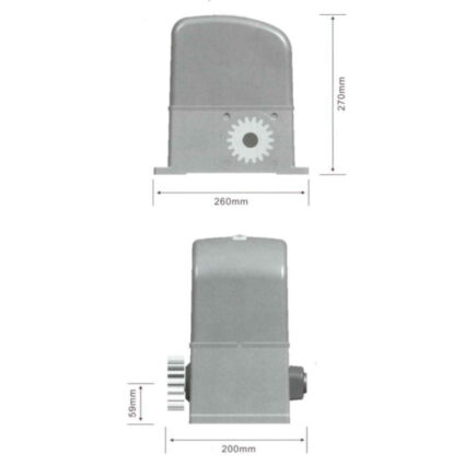 Автоматика для відкатних воріт Gant SET IZ 500