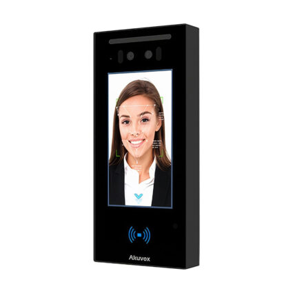 IP-відеопанель багатоабонентська 2Mp Akuvox E16C з екраном 5", розпізнаванням облич та зчитувачем Mifare / NFC / BLE / QR - Зображення 3