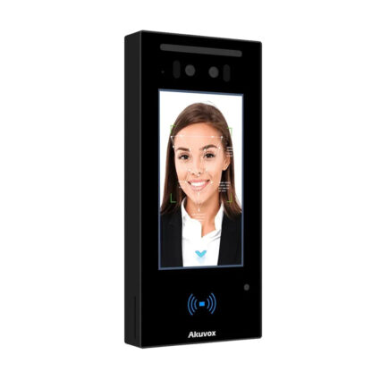 IP-відеопанель багатоабонентська 2Mp Akuvox E16C з екраном 5", розпізнаванням облич та зчитувачем Mifare / NFC / BLE / QR - Зображення 4