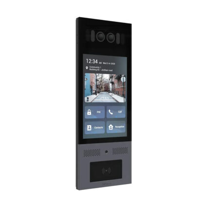 IP-відеопанель багатоабонентська 5Mp Akuvox X915S з екраном 8", розпізнаванням облич та зчитувачем EM-Marine / Mifare / NFC / BLE / QR - Зображення 2