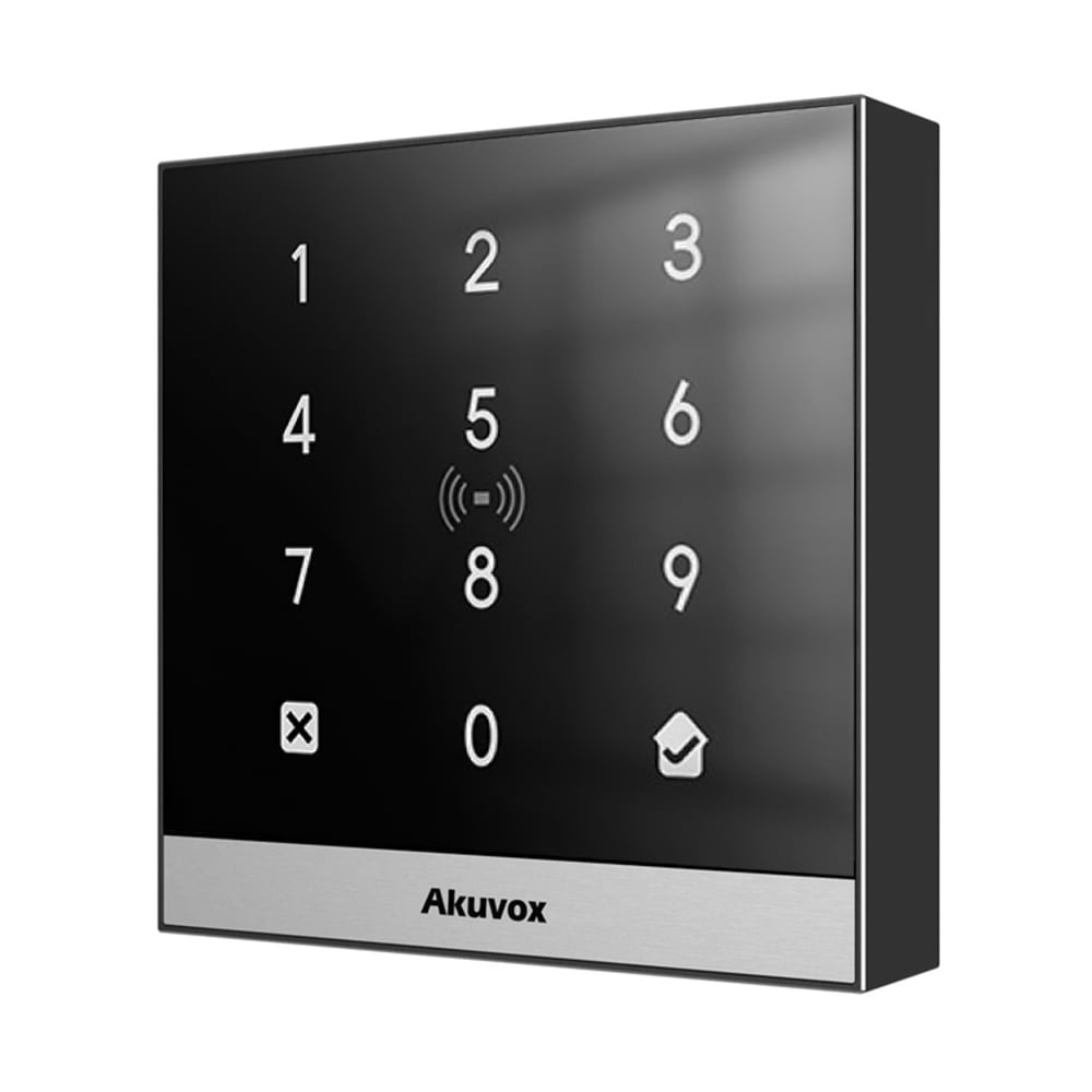 000015327_1_17 Термінал контролю доступу Akuvox A02 з клавіатурою та зчитувачем EM-Marine / Mifare / NFC - Зображення 1