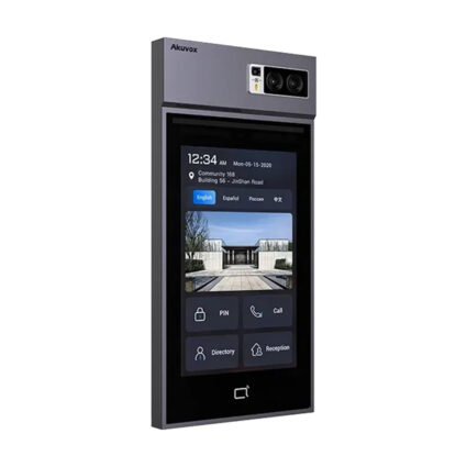 IP-відеопанель багатоабонентська 5Mp Akuvox S539 з екраном 10", розпізнаванням облич та зчитувачем EM-Marine / Mifare / NFC / BLE / QR - Зображення 3