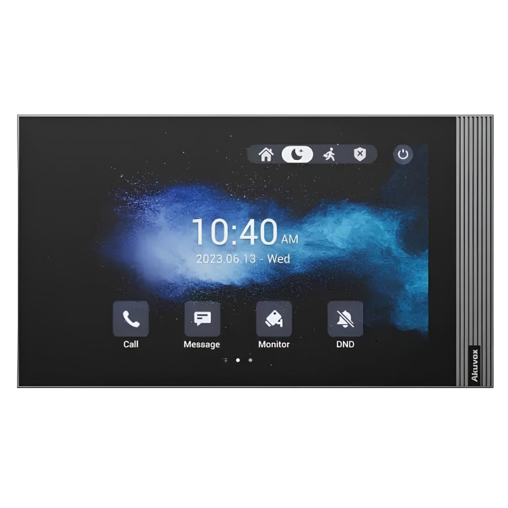 000020505_1_15 Відеодомофон 8” WiFi Akuvox S563W Black SIP Android з Bluetooth - Зображення 1