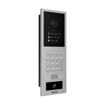 IP-відеопанель багатоабонентська 2Mp Akuvox S532 з екраном 2.8", зчитувачем EM-Marine / Mifare / NFC / BLE - Зображення 3