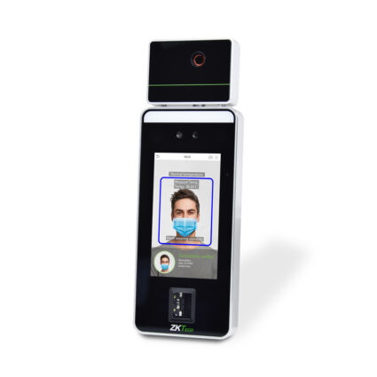 Біометричний термінал розпізнавання облич, долоней і відбитків пальців ZKTeco SpeedFace-V5L (TI) (FP) (MF) — изображение 4