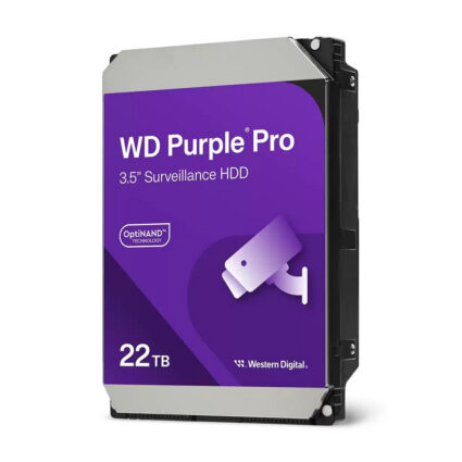 Жорсткий диск 22TB Western Digital WD Purple Pro WD221PURP для відеоспостереження з AI