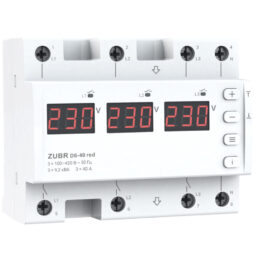 Реле напруги ZUBR D6-40 red 3х40 Ампер