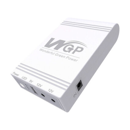Джерело безперебійного живлення Mini UPS WGP UPS103C 16000mAh 5V/12V/12V, Li-ion 4*4Ah, для роутера і медіаконвертера - Зображення 2