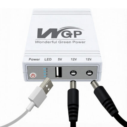 Джерело безперебійного живлення Mini UPS WGP UPS103A 10400mAh 5V/12V/12V, Li-ion 4*2.6Ah, для роутера і медіаконвертера - Зображення 3