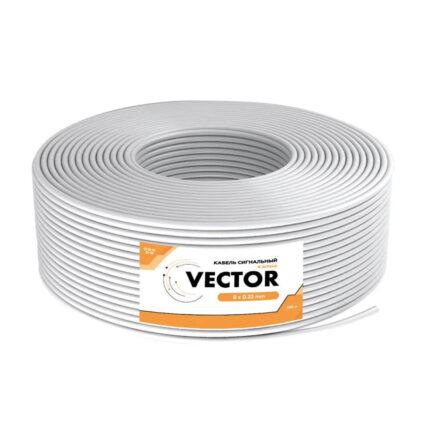 Кабель сигнальний Vector 8х0.22 CCA екран 100m — изображение 2