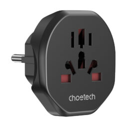 Перехідник мережевий EU – універсальна розетка Choetech PD5030 2500W 10A