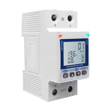 Розумний автоматичний вимикач з Wi-Fi (Tuya) TOMZN TOVA-63T 63A з моніторингом енергоспоживання, захисним реле напруги та захистом від витоку струму - Зображення 3