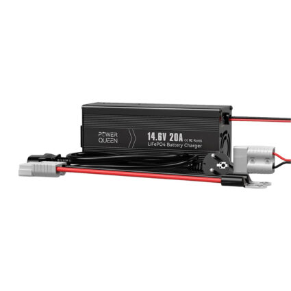 Зарядний пристрій для акумуляторних батарей LiFePO4 14.6V/20A Power Queen P12V20A-BCHA-X - Зображення 2