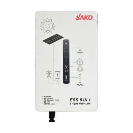 Система резервного живлення (інвертор та батарея) Sako Alpha-ESS-500W/1KWh настінна. Потужність 500 Вт, енергоємність 1004.8 Вт*год, LifePO4 - Зображення 2