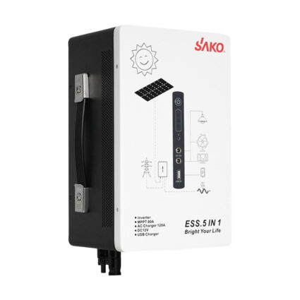 Система резервного живлення (інвертор та батарея) Sako Alpha-ESS-500W/1KWh настінна. Потужність 500 Вт, енергоємність 1004.8 Вт*год, LifePO4 - Зображення 3