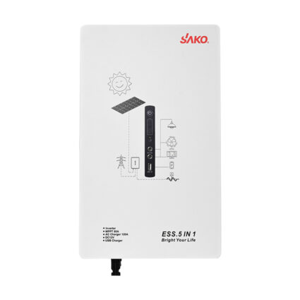 Cистема резервного живлення (інвертор та батарея) Sako Alpha-ESS-1000W/2KWh настінна. Потужність 1000 Вт, енергоємність 2009.6 Вт*год, LifePO4 - Зображення 2