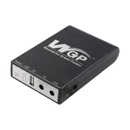 Джерело безперебійного живлення Mini UPS WGP UPS1032 10400mAh 5V/9V/12V, Li-ion 4*2.6Ah, для роутера та оптичного терміналу