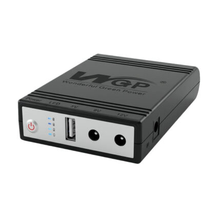 Комплект Mini UPS з блоком живлення: джерело безперебійного живлення Mini UPS WGP UPS1032 Black 10400mAh 5V/9V/12V, Li-ion 4*2.6Ah, для роутера і оптичного термінала та блок живлення SPF-1202B 12V/2A (24W) — изображение 2