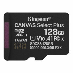 Карта пам'яті microSDXC Kingston 128Gb Canvas Select Plus Gen3 class 10 А1 UHS-I (SDCS3/128GBSP)