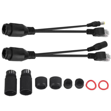 Passive PoE перехідник IP+DC - Extender over UTP, Waterproof (вологозахищений) Black - Зображення 2