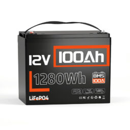 Акумулятор LiFePO4 HS12V100AH10 12.8В 100А·год з Bluetooth