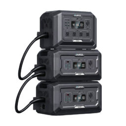 Комплект резервного живлення OUPES 5120Wh 2000W: зарядна станція OUPES Mega 1 S1 2000W 1024Wh LiFePO4 та 2 додаткові батареї OUPES S2-BAT 2048Wh LiFePO4