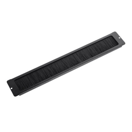 Кабельне введення Trinix TRX-1U/CEB Black з щіткою для комутаційної шафи 19" — изображение 2