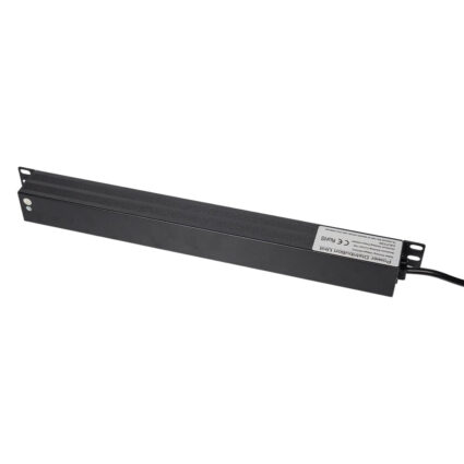 Блок розеток Trinix TRX-PDU/8M-16А Black для комутаційної шафи 19" на 8 розеток, з вимикачем - Зображення 4