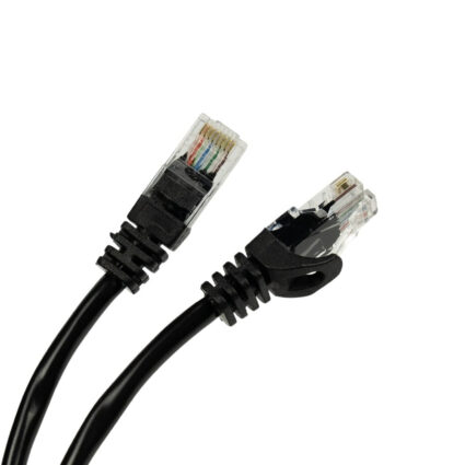 Патч-корд мережевий Trinix UTP, RJ-45, CAT.5 0.3m Black — изображение 2