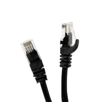 Патч-корд мережевий Trinix UTP, RJ-45, CAT.5 7.5m Black — изображение 2