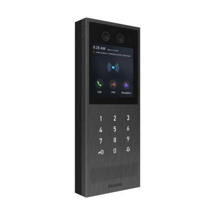 IP-відеопанель багатоабонентська 2Mp Akuvox X912S з екраном 4", розпізнаванням облич та зчитувачем EM-Marine / Mifare / NFC / BLE / QR - Зображення 3