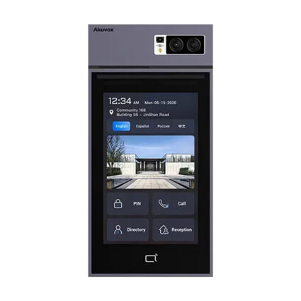 IP-відеопанель багатоабонентська 5Mp Akuvox S539 з екраном 10", розпізнаванням облич та зчитувачем EM-Marine / Mifare / NFC / BLE / QR