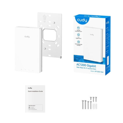 Точка доступу настінна WiFi 5 Cudy AP1300 Wall з підтримкою Mesh дводіапазонна гігабітна AC1200 - Зображення 5