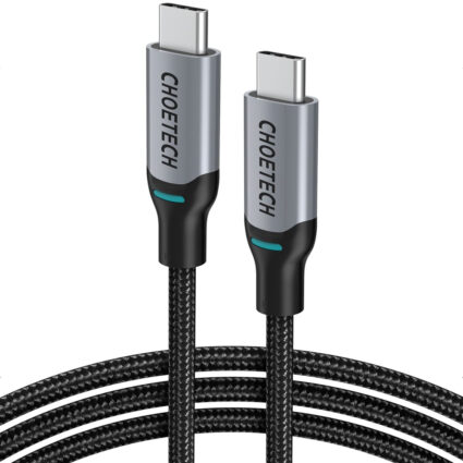 Кабель Choetech ХСС-1002 Black USB-C to USB-C PD100W 1.8m - Зображення 2