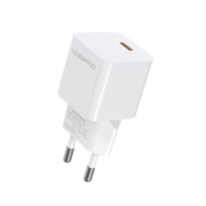Мережевий зарядний пристрій Choetech PD5010 PD20W GAN USB-C White - Зображення 2